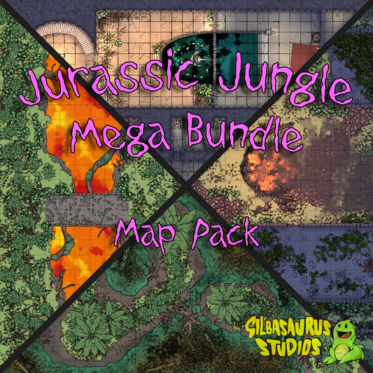 Jurassic Jungle Mega Bundle - Digital Map Pack